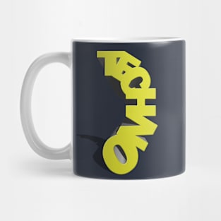 Techno Statue Yellow Mug